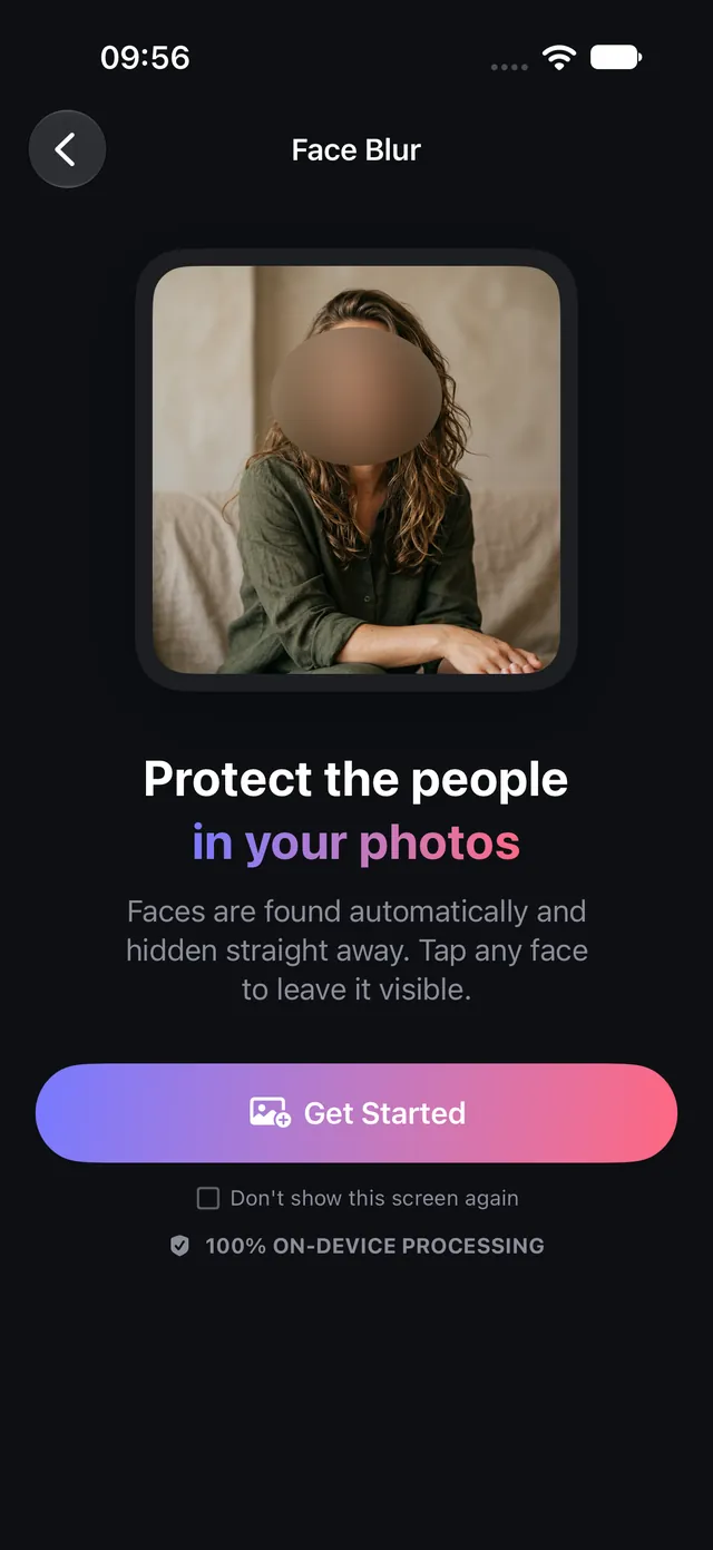 Face Blur and Metadata in OptiPixel