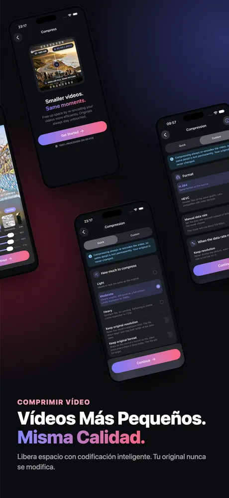 Captura de OptiPixel en el App Store 2