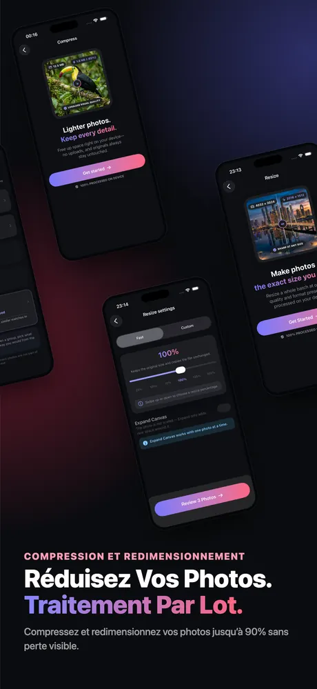 Capture d’écran App Store d’OptiPixel 4