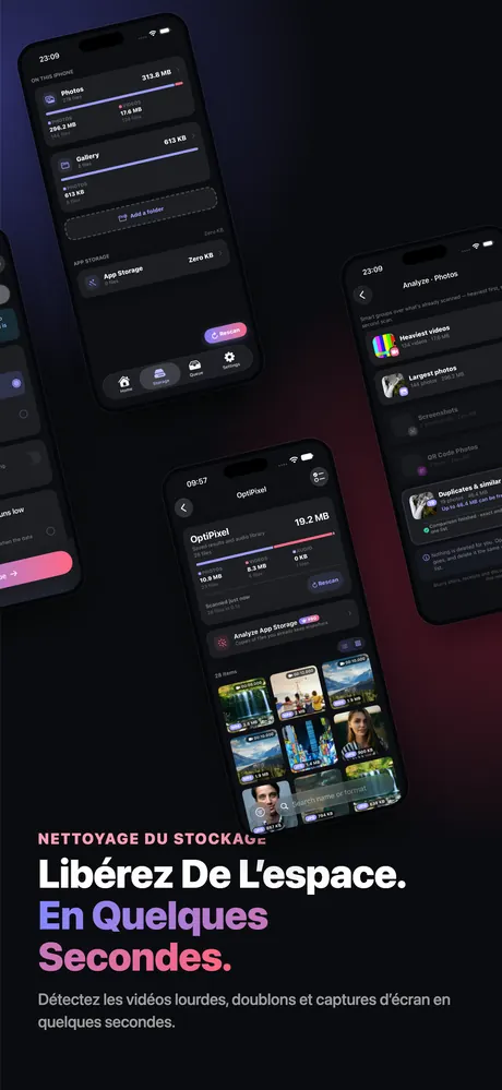 Capture d’écran App Store d’OptiPixel 3