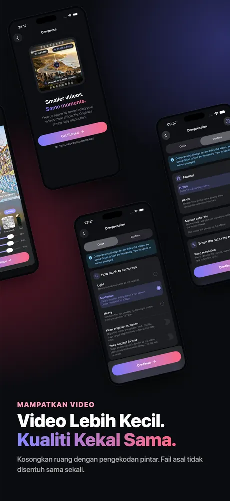 Tangkapan skrin OptiPixel di App Store 2