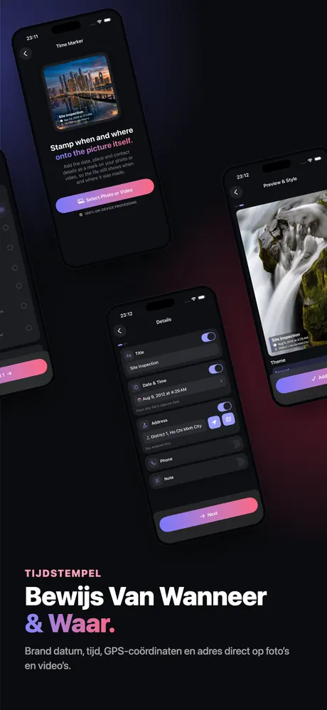 App Store-screenshot van OptiPixel 7