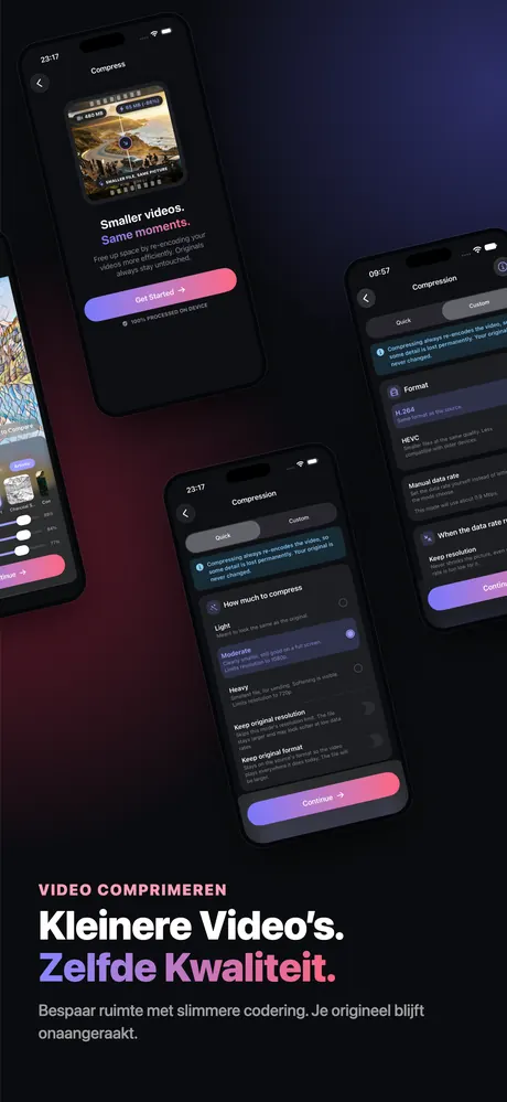 App Store-screenshot van OptiPixel 2