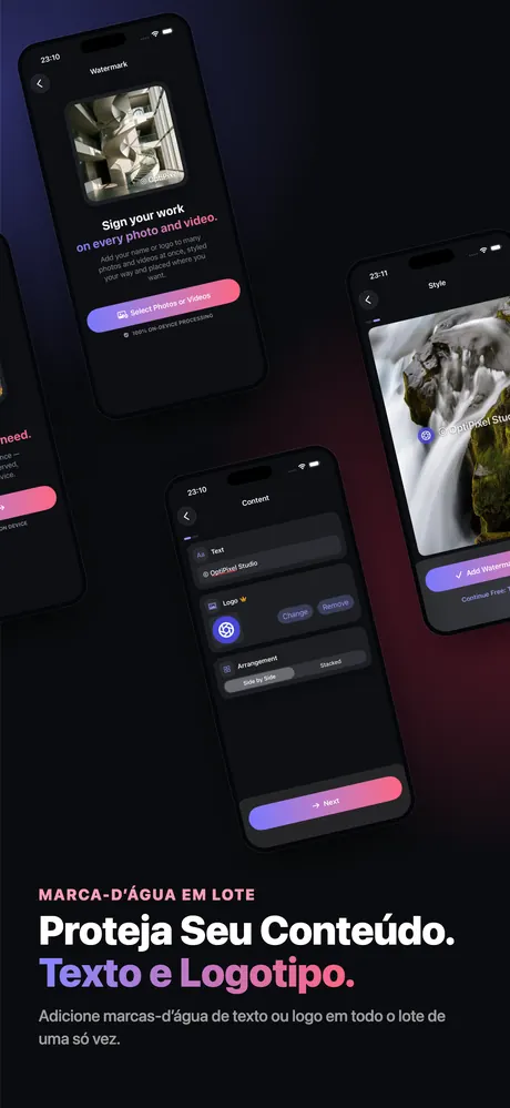 Captura do OptiPixel na App Store 5